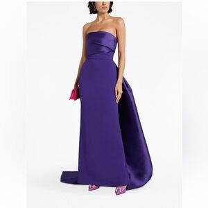 Solace London The Kinsley Maxi Dress in Purple